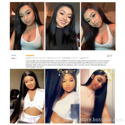 Grade 10A Raw Virgin Human Hair Weave Cuticle Aligned Wholesale Virgin Brazilian Human Hair Bundles Vendor Straight Hair Sales